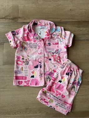 Rylee Faith Designs Taylor Swift Pajamas Set Size 5
